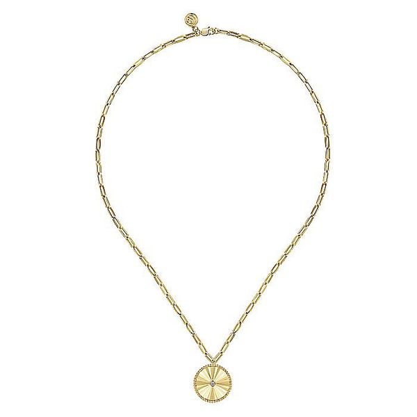 14K Yellow Gold Pendant Necklace Shelle Jewelers, Inc Northbrook, IL
