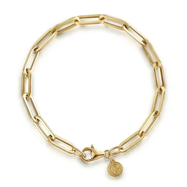 14K Yellow Gold Link Bracelet Shelle Jewelers, Inc Northbrook, IL