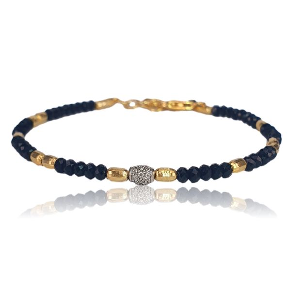 14K Yellow Gold Station Bracelet Shelle Jewelers, Inc Northbrook, IL