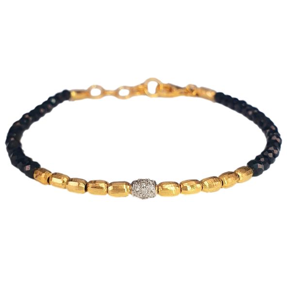 14K Yellow Gold Station Bracelet Shelle Jewelers, Inc Northbrook, IL