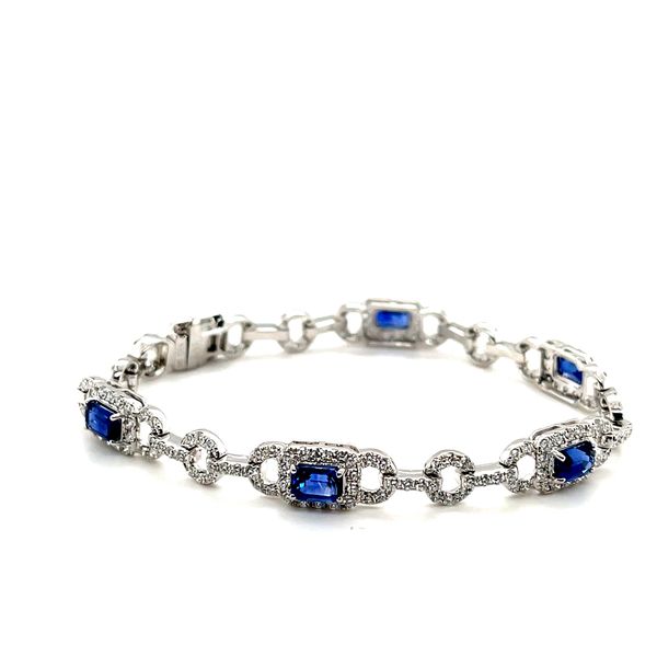 14K White Gold Line Bracelet Shelle Jewelers, Inc Northbrook, IL