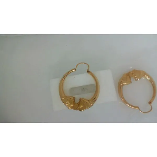 Gold Earrings Shelle Jewelers, Inc Northbrook, IL