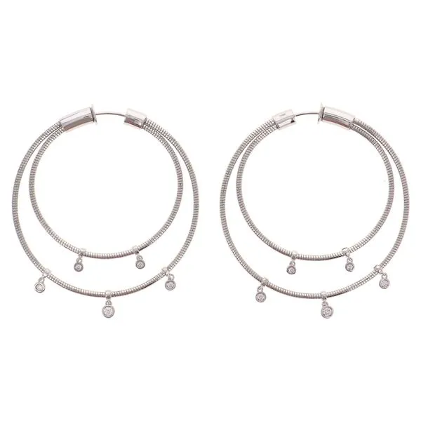 Silver Earrings Shelle Jewelers, Inc Northbrook, IL