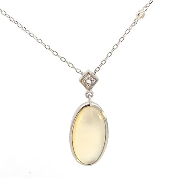 ★ROSEMONT★ 14K necklace RL0158 Solid 14K Gold Izzy Flat Link Chain Necklace | Fine Jewelry
