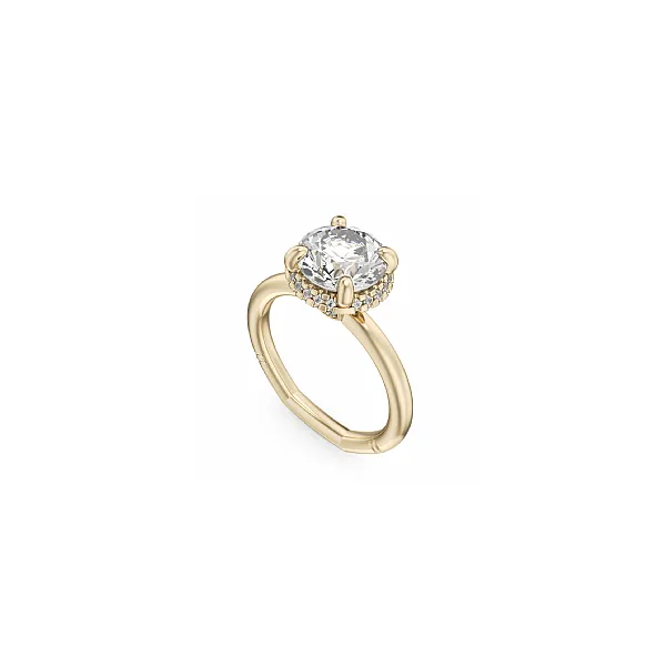 Noam Carver Atelier Solitiare Semi-Mount with Hidden Halo, 0.121 tdw Maharaja's Fine Jewelry & Gift Panama City, FL