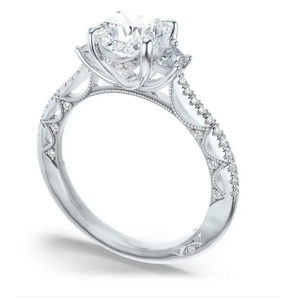 Tacori Lunetta Crescent Engagement Ring Maharaja's Fine Jewelry & Gift Panama City, FL