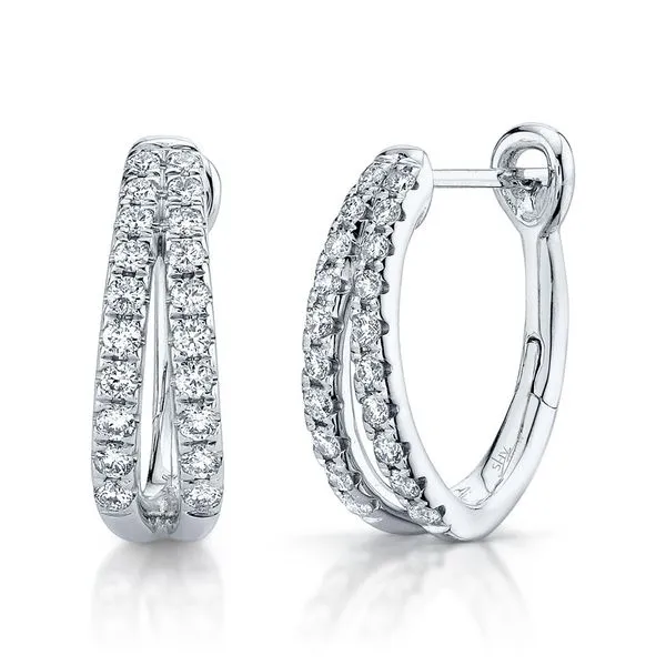 Shy Creation Eternal Collection Huggie Earrings Maharaja's Fine Jewelry & Gift Panama City, FL