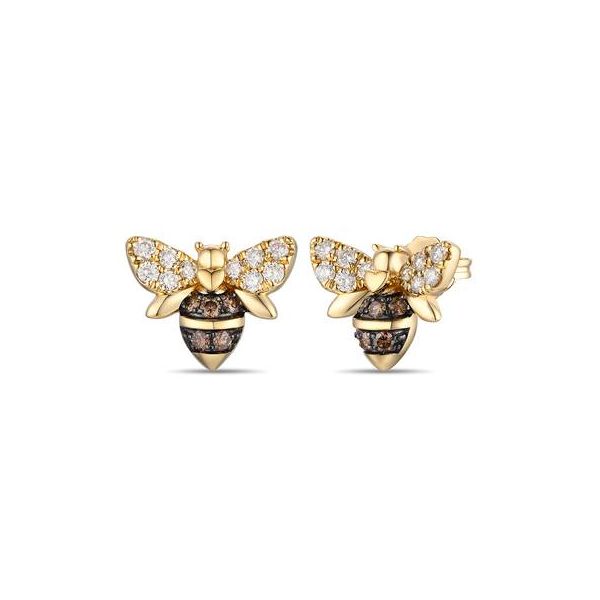Le Vian® Earrings featuring 1/5 cts. Chocolate Diamonds®, 1/3 cts. Nude Diamonds™ set in 14K Honey Gold™ Maharaja's Fine Jewelry & Gift Panama City, FL