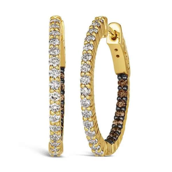 Le Vian® Earrings featuring Chocolate Diamonds® , Nude Diamonds™ set in 14K Honey Gold™ Maharaja's Fine Jewelry & Gift Panama City, FL