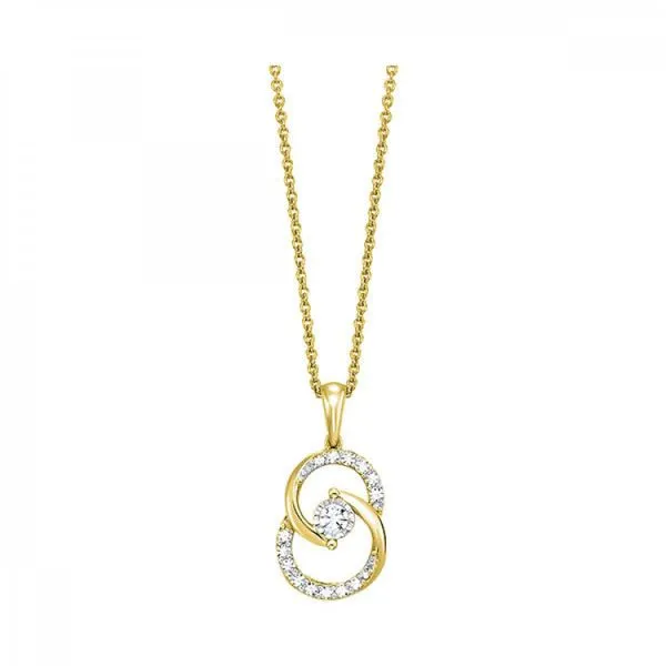 Yellow Gold Diamond Necklace Maharaja's Fine Jewelry & Gift Panama City, FL