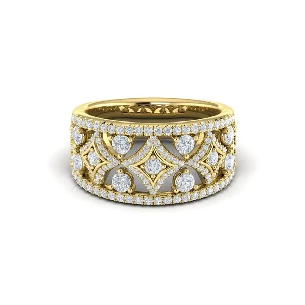 Vlora Open Diamond Star Ring in 14KY, 1.06 tdw Maharaja's Fine Jewelry & Gift Panama City, FL