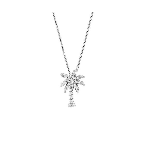 Roberto Coin Diamond Palm Tree Necklace Maharaja's Fine Jewelry & Gift Panama City, FL