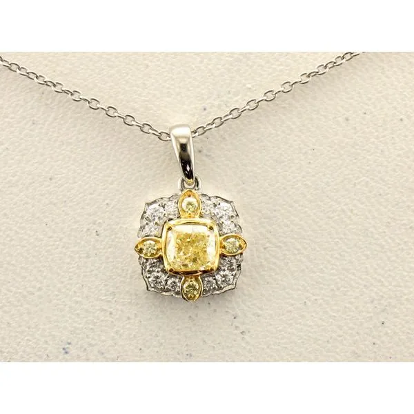 Le Vian Couture® Pendant featuring Sunny Yellow Diamonds® , Vanilla Diamonds® set in Platinum Maharaja's Fine Jewelry & Gift Panama City, FL