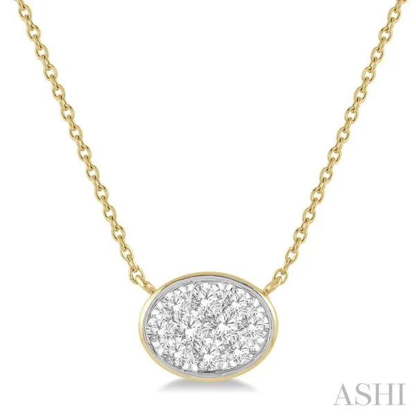 Oval Diamond Necklace, 0.50 tcw Maharaja's Fine Jewelry & Gift Panama City, FL