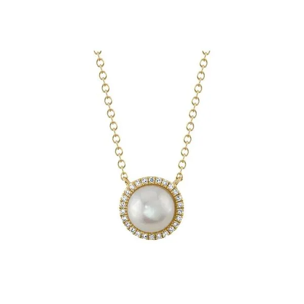 Shy Creations Diamond & Cultured Pearl Necklace Maharaja's Fine Jewelry & Gift Panama City, FL