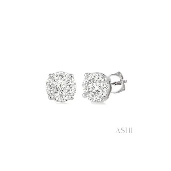 Diamond Stud Earrings Maharaja's Fine Jewelry & Gift Panama City, FL