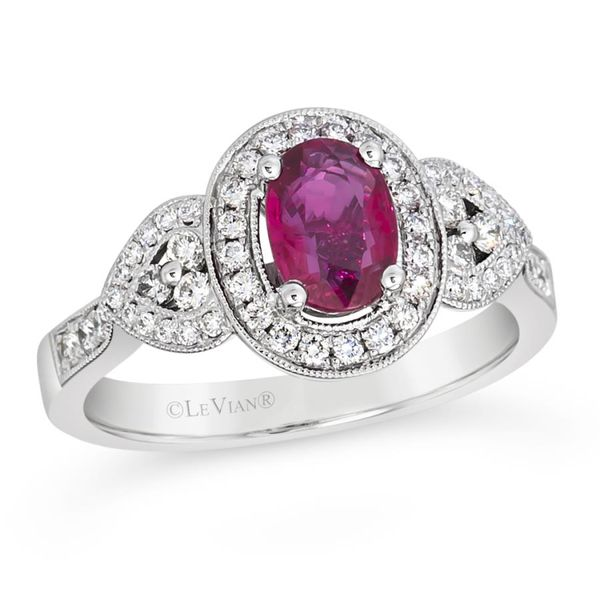 Le Vian Couture® Ring featuring Passion Ruby™ Vanilla Diamonds® set in Platinum Maharaja's Fine Jewelry & Gift Panama City, FL