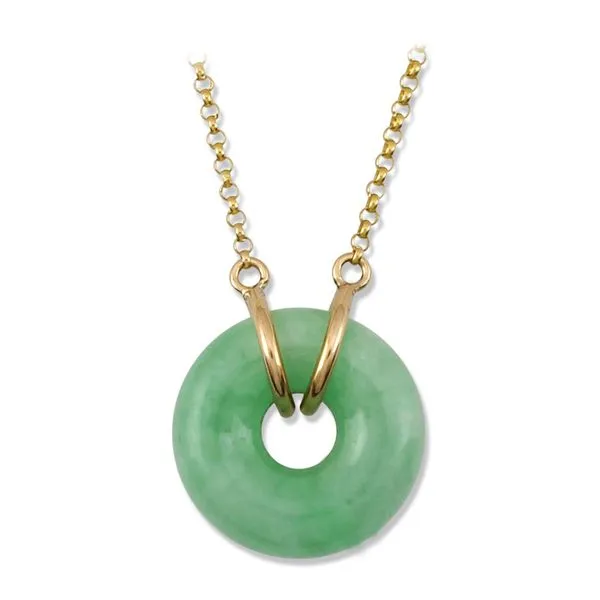 Green Jade Circle Necklace Maharaja's Fine Jewelry & Gift Panama City, FL