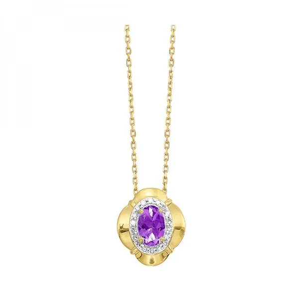 Yellow Gold Amethyst Necklace Maharaja's Fine Jewelry & Gift Panama City, FL