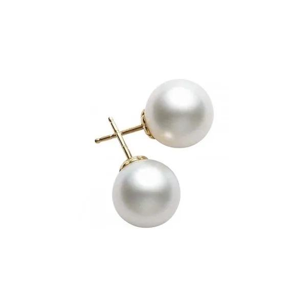 Mikimoto Pearl Stud Earrings, 7 - 7.5mm A Quality Maharaja's Fine Jewelry & Gift Panama City, FL