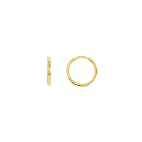14k Yellow Gold Huggie Earrings Maharaja's Fine Jewelry & Gift Panama City, FL