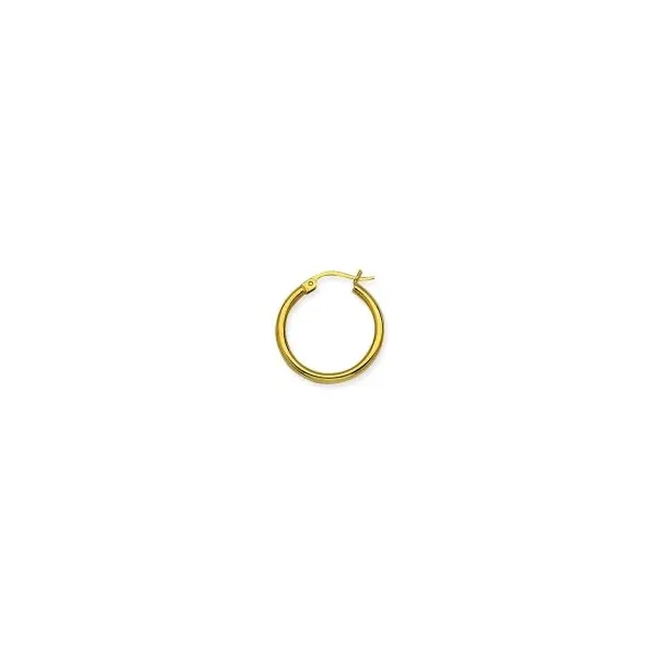 14K Yellow Gold Hoops, 20mm Maharaja's Fine Jewelry & Gift Panama City, FL