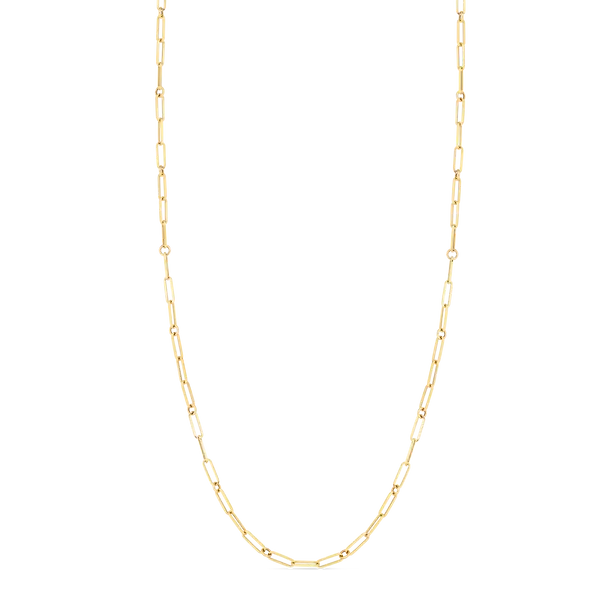 Roberto Coin Paper Clip Chain Necklace Maharaja's Fine Jewelry & Gift Panama City, FL