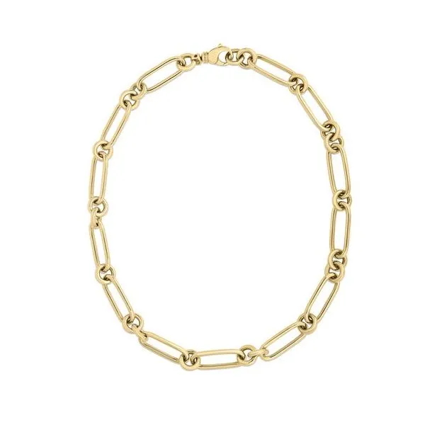 Roberto Coin 18kt Yellow Gold Oro Classic Necklace Maharaja's Fine Jewelry & Gift Panama City, FL