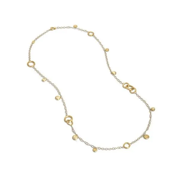 Marco Bicego® Jaipur Collection 18K Yellow Gold Charm Long Necklace Maharaja's Fine Jewelry & Gift Panama City, FL