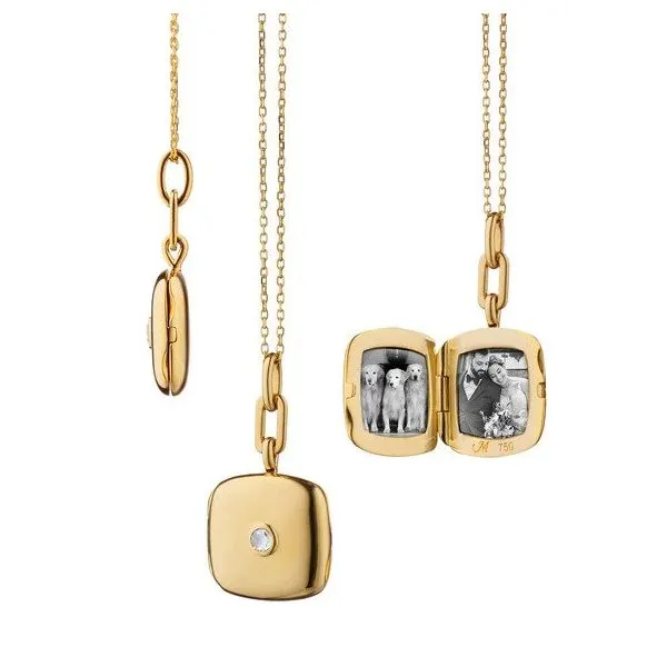 City gold chain cheap with locket