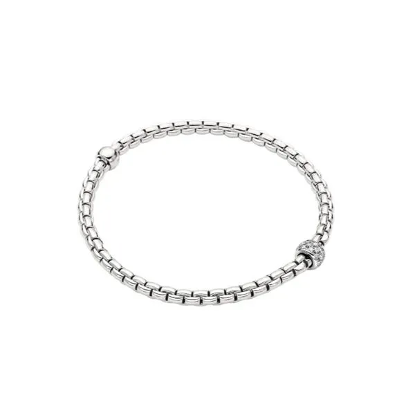Fope White Gold Stretch Bracelet Maharaja's Fine Jewelry & Gift Panama City, FL