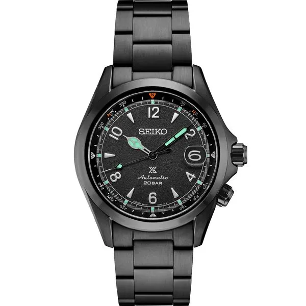 Seiko Prospex Alpinist Black HC SS Automatic Black Dial, Black Series LIMITED EDITION Maharaja's Fine Jewelry & Gift Panama City, FL
