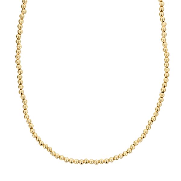 Dee Berkley 4mm Gold-Filled Beaded Necklace Maharaja's Fine Jewelry & Gift Panama City, FL