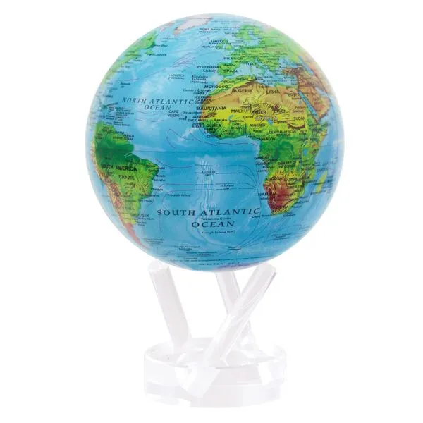 Relief Map Blue Mova Globe, 4.5