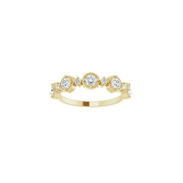 14K Yellow Gold 5-Stone Anniversary Band Nick T. Arnold Jewelers Owensboro, KY