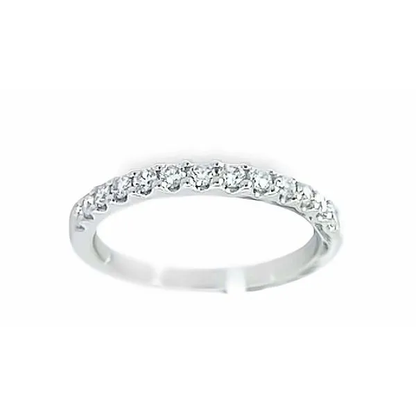 14K White Gold Diamond Wedding Band Nick T. Arnold Jewelers Owensboro, KY