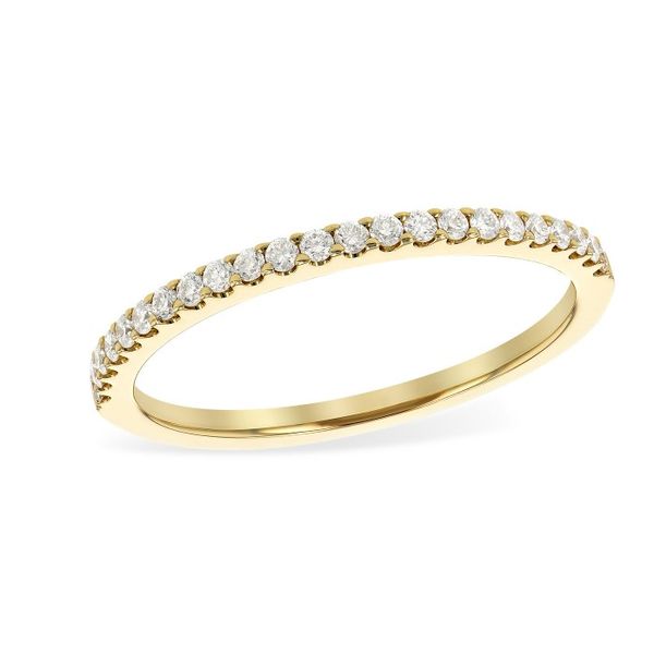 14K Yellow Gold Diamond Wedding Band Nick T. Arnold Jewelers Owensboro, KY