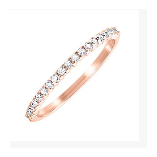 10K Rose Gold Diamond Wedding Band Nick T. Arnold Jewelers Owensboro, KY