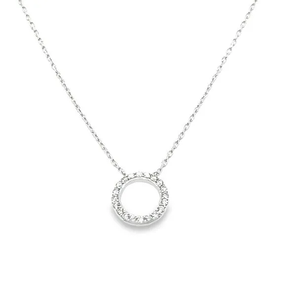 Diamond Necklace Circle Nick T. Arnold Jewelers Owensboro, KY
