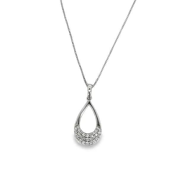 Pear Shape Diamond and Polished Necklace Nick T. Arnold Jewelers Owensboro, KY