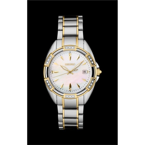 Women's Seiko Mother Of Pearl Solar Watch 001-500-01424 | Nick T. Arnold  Jewelers | Owensboro, KY