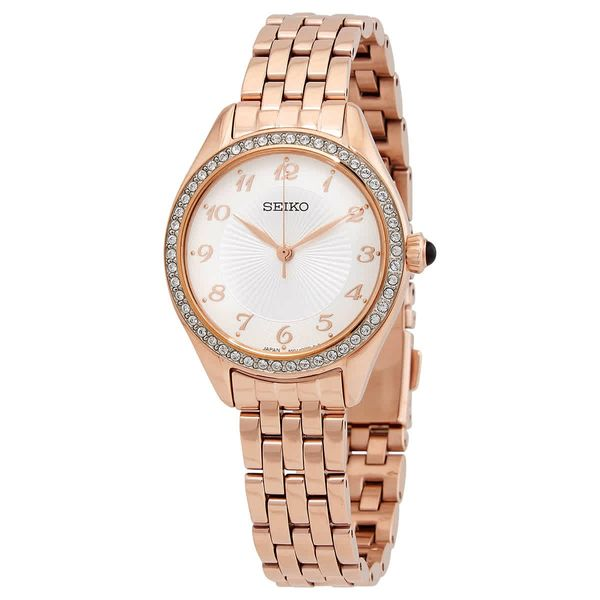 Women's Seiko Rose Gold-Tone Stainless Steel Watch Nick T. Arnold Jewelers Owensboro, KY