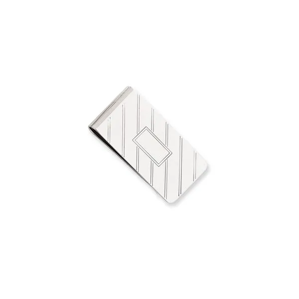 Silver Money Clip - Engravable Nick T. Arnold Jewelers Owensboro, KY