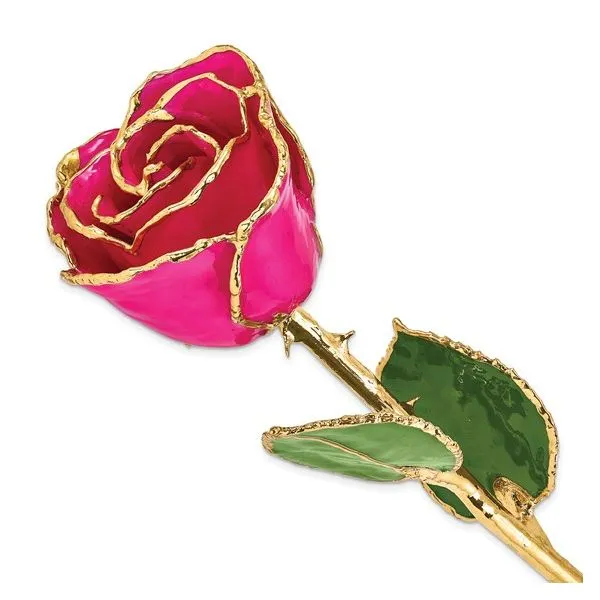 24K Gold Trim Rose Nick T. Arnold Jewelers Owensboro, KY