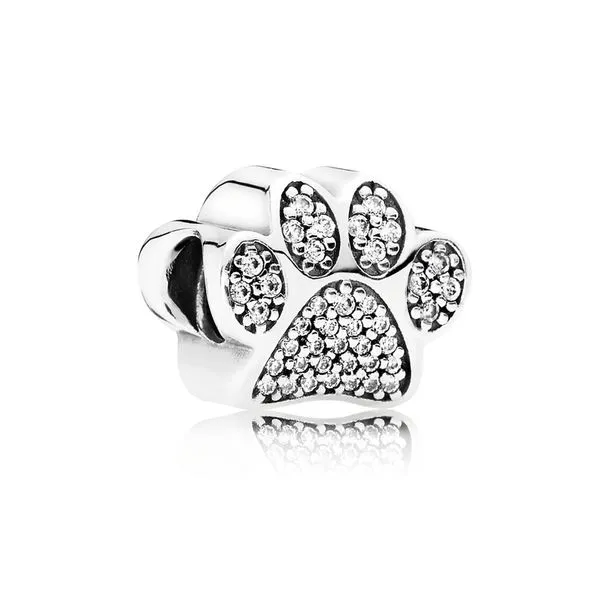 Sparkling Paw Print Charm Nick T. Arnold Jewelers Owensboro, KY