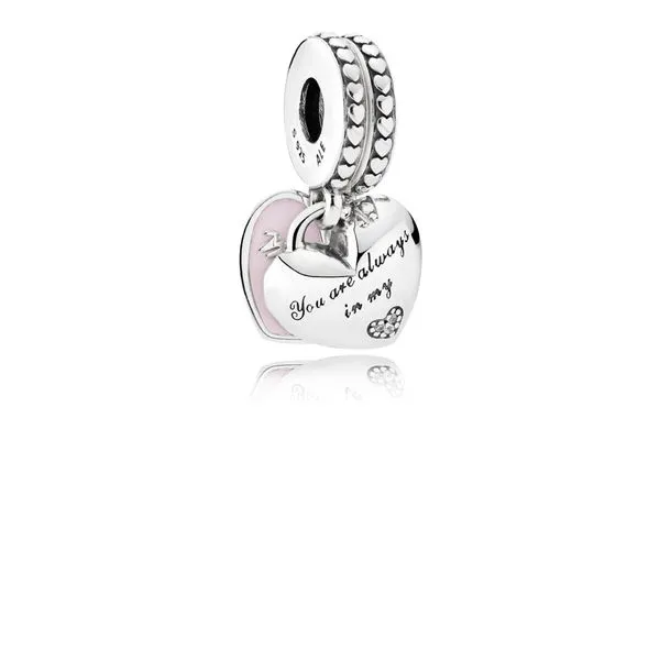 Mother & Daughter Hearts Dangle Charm Nick T. Arnold Jewelers Owensboro, KY