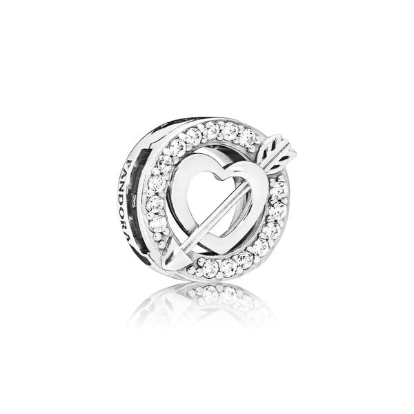Asymmetrical Heart & Arrow Clip Charm Nick T. Arnold Jewelers Owensboro, KY