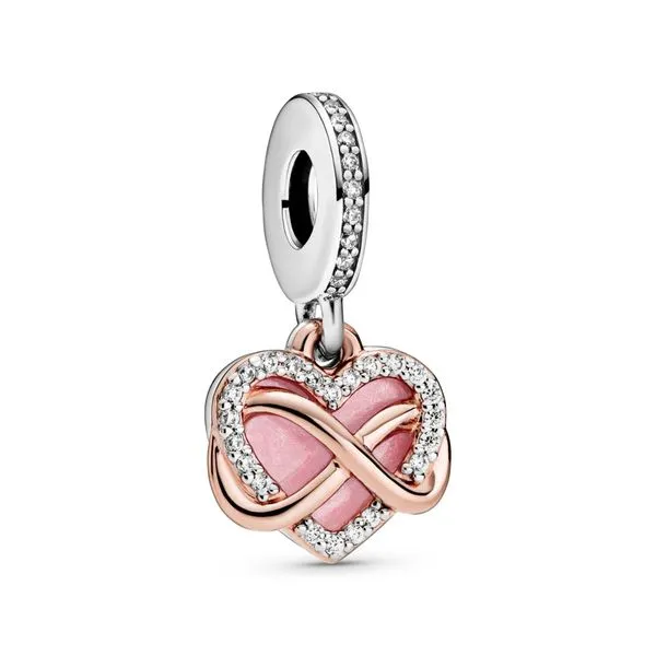 Sparkling Infinity Heart Dangle Charm Nick T. Arnold Jewelers Owensboro, KY