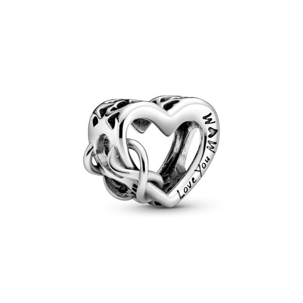 Love You Mom Infinity Heart Charm Nick T. Arnold Jewelers Owensboro, KY