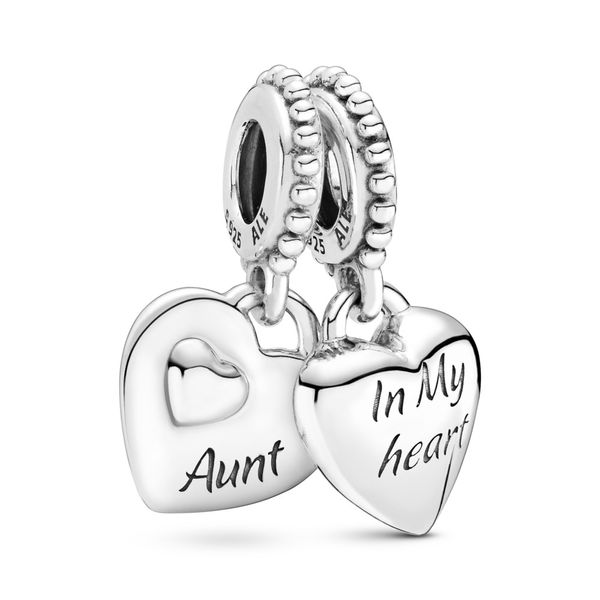 Aunt & Niece Split Heart Dangle Charm Nick T. Arnold Jewelers Owensboro, KY